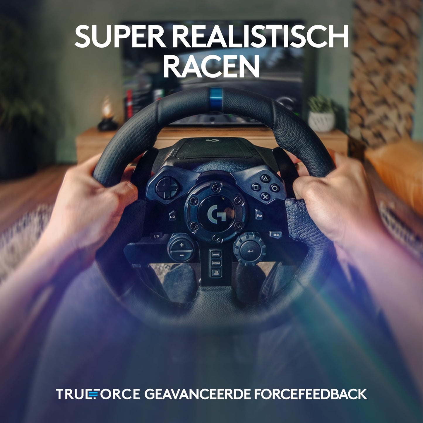 Logitech G G923 Driving Force Yarış Direksiyonu, Aşamalı Fren Pedalı, Alüminyum, Çelik ve Deri Yapı, Xbox/PS3/PS4/PS5/PC ile Uyumlu, Trueforce Teknolojisi, Aşamalı Fren Pedalı, Siyah