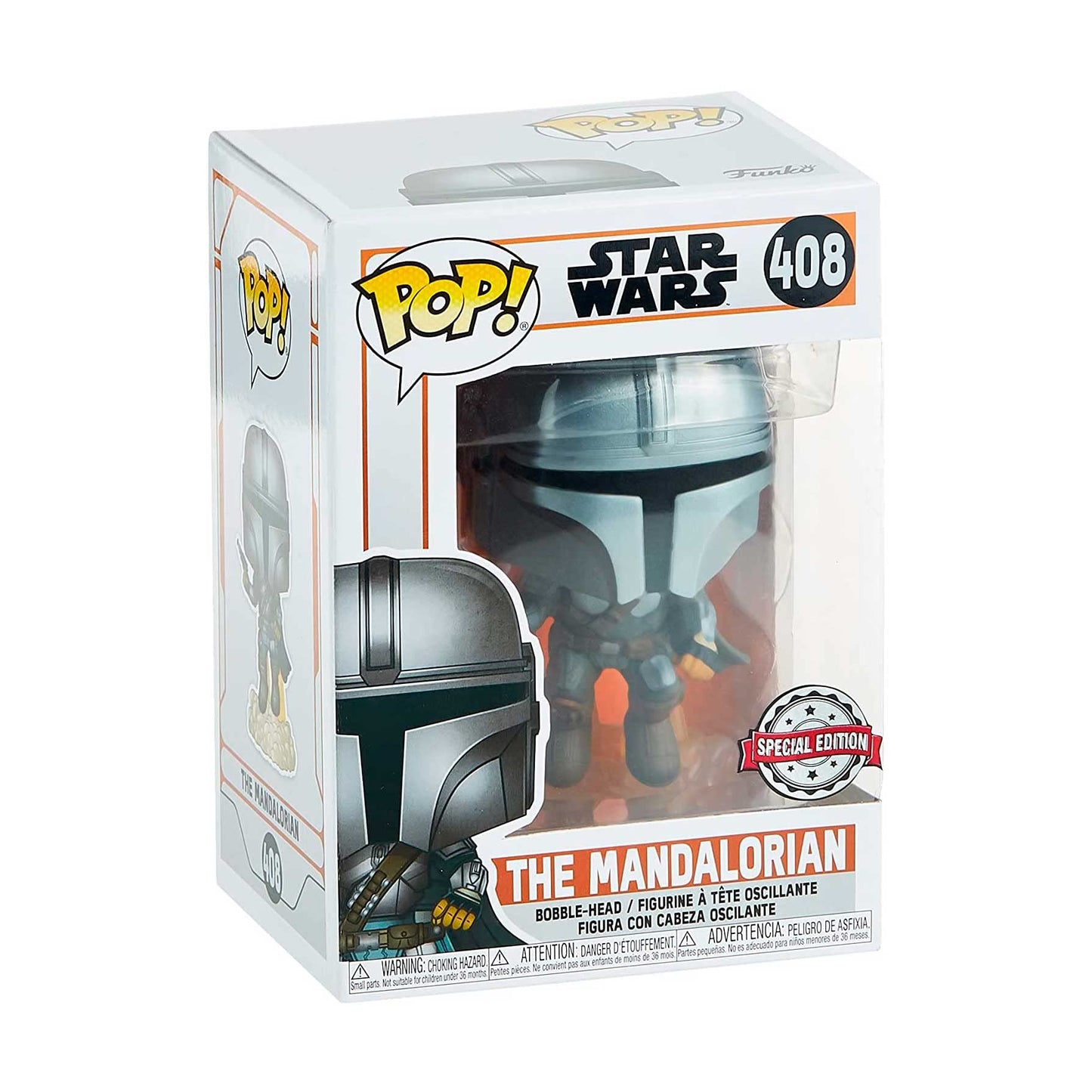Funko POP Figür Star Wars:Mandalorian-Mando Flying w/blaster