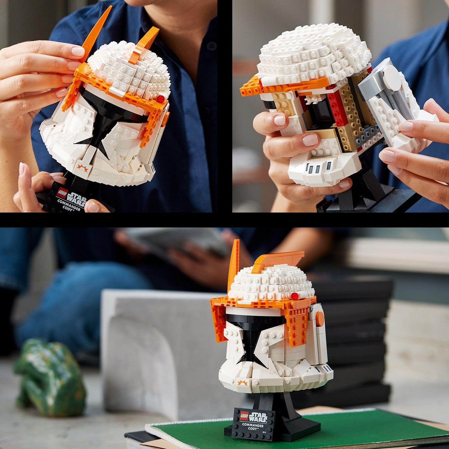 LEGO Star Wars Klon Komutanı Cody Kaskı 75350 - Yetişkinler İçin Koleksiyonluk Sergileme Modeli Yapım Seti (776 Parça)