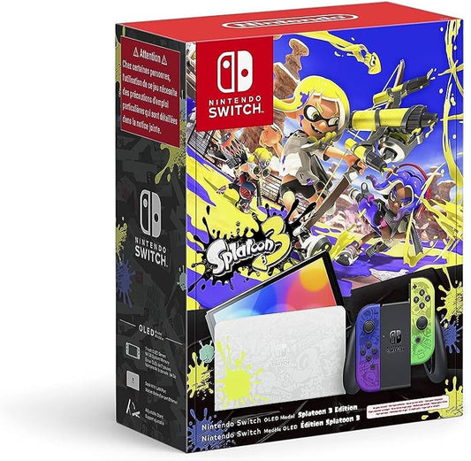 Nintendo Switch OLED Model Konsol Splatoon 3 Edition (Teshir Urunu)ğ