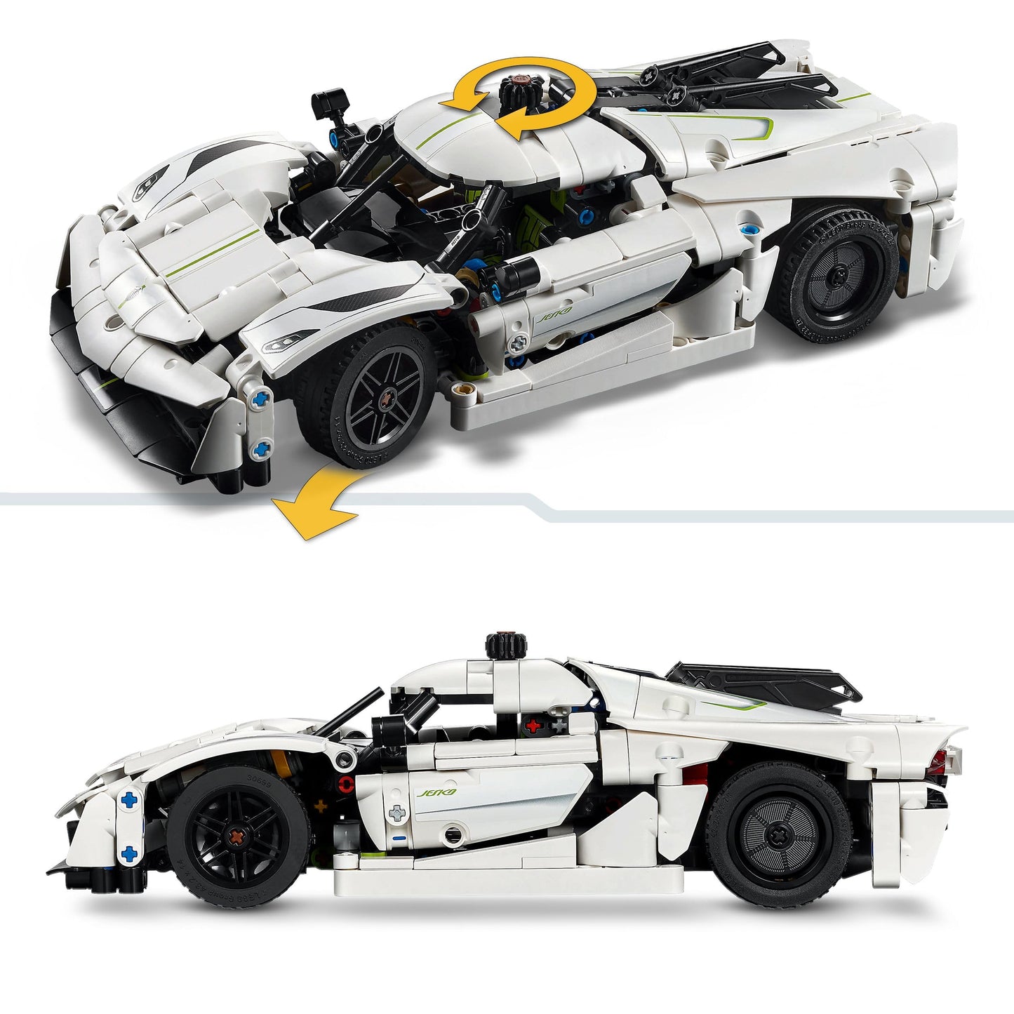 LEGO Technic 42184 Koenigsegg Jesko Absolut White Hypercar