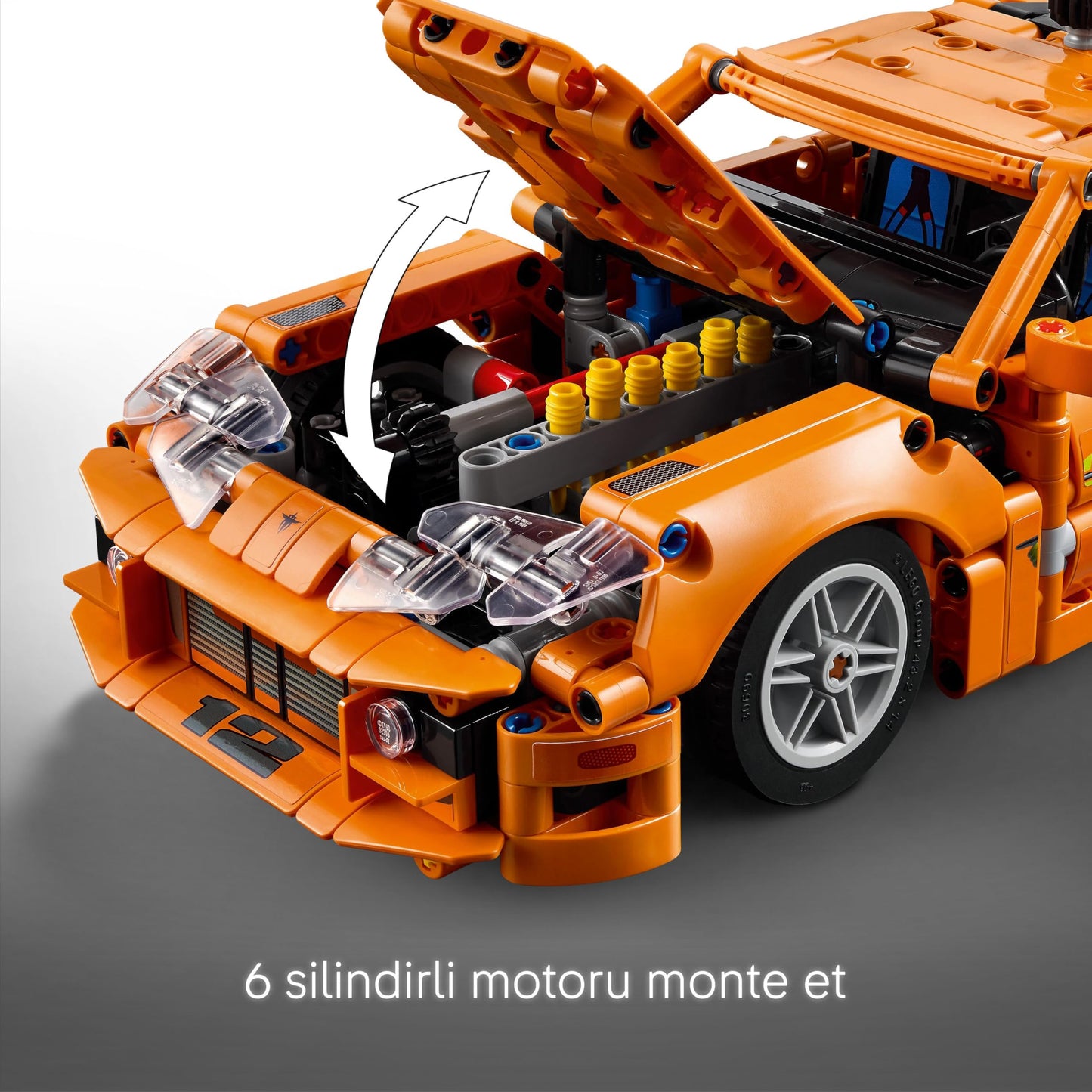 LEGO Technic Fast and Furious Toyota Supra MK4 42204 – 9 Yaş ve Üzeri Çocuklar için 6 Motor ve Açılan Kapılar İçeren Oyuncak Araba Yapım Seti, Çocuklar ve Yetişkinler için Hediye Fikri (810 Parça)
