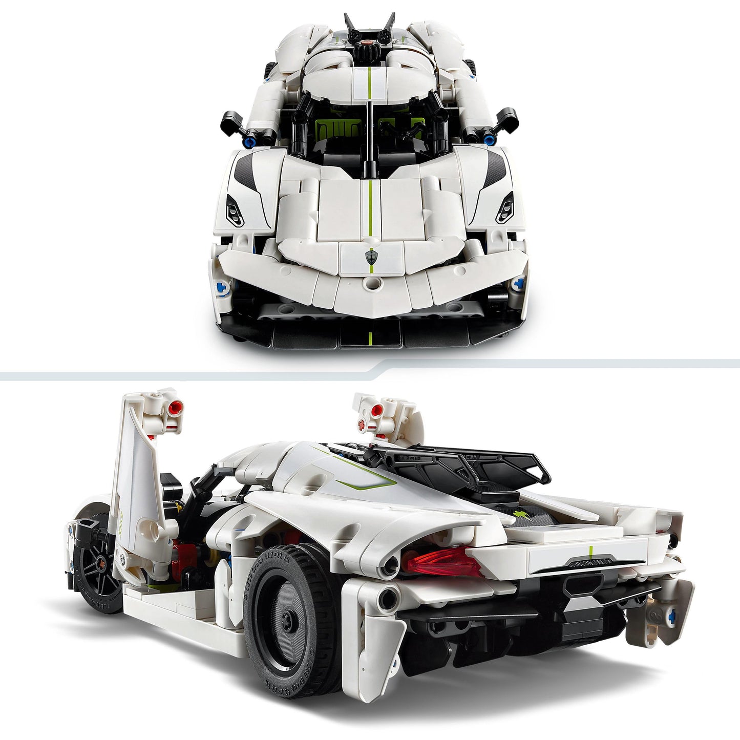 LEGO Technic 42184 Koenigsegg Jesko Absolut White Hypercar
