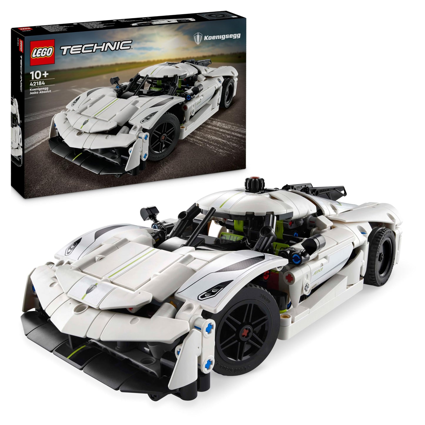 LEGO Technic 42184 Koenigsegg Jesko Absolut White Hypercar