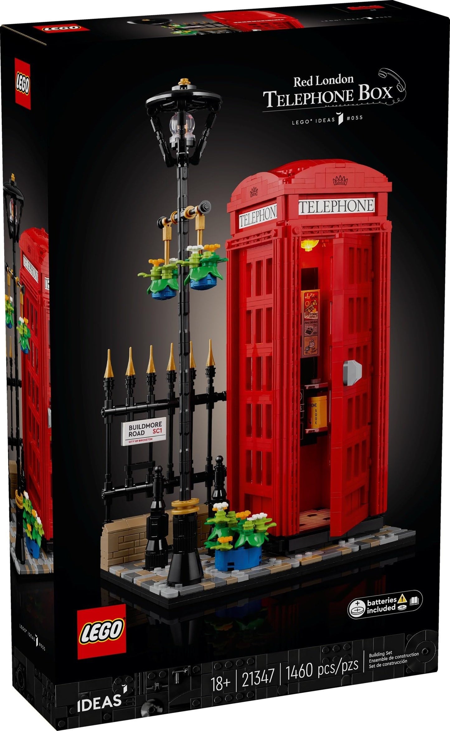 LEGO Ideas 21347 Red London Telephone Box