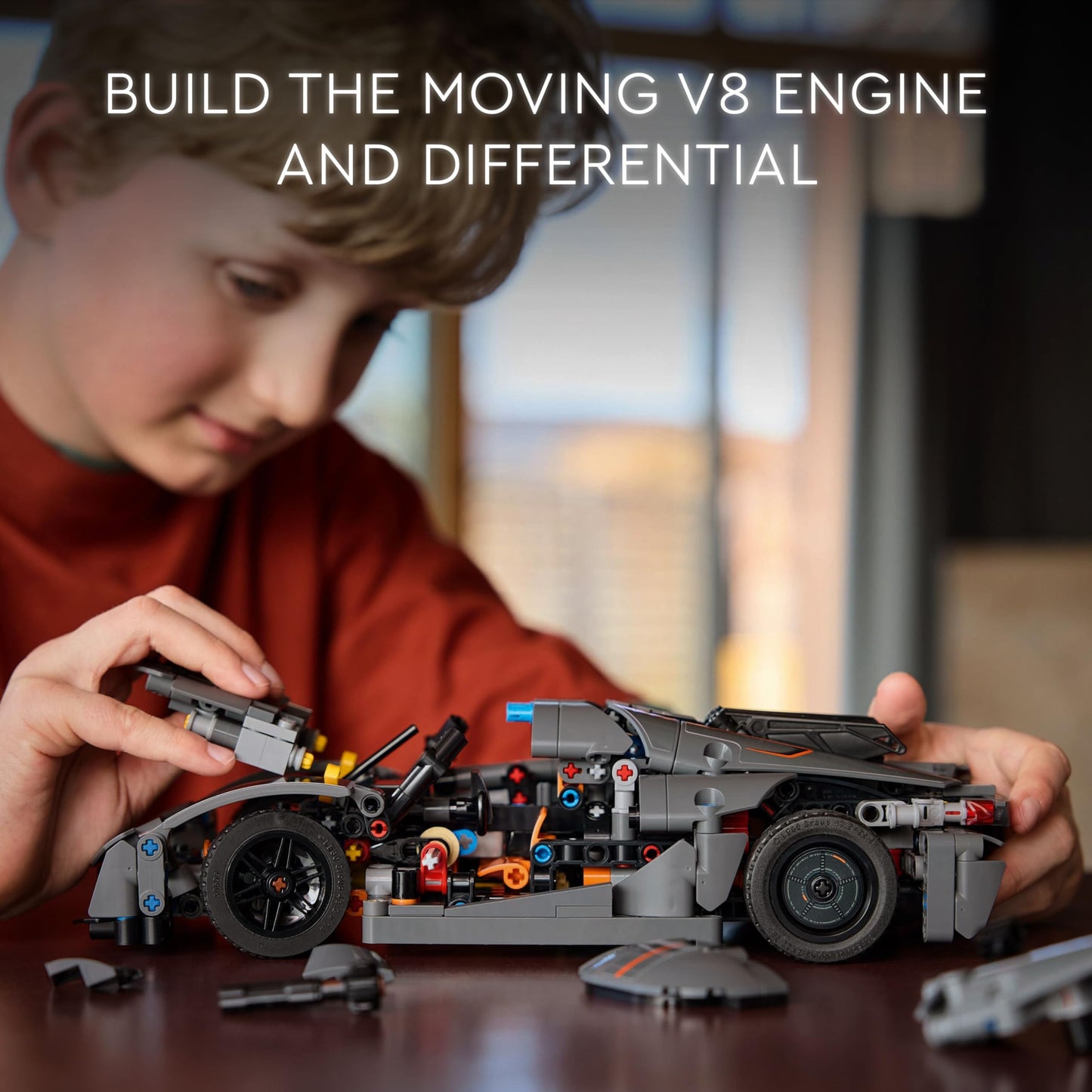 LEGO Technic Koenigsegg Jesko Absolut Gri Hiper Araba 42173 - Çocuklar için Oyuncak Yapım Seti, Doğum Günü Hediyesi Fikri (801 Parça)