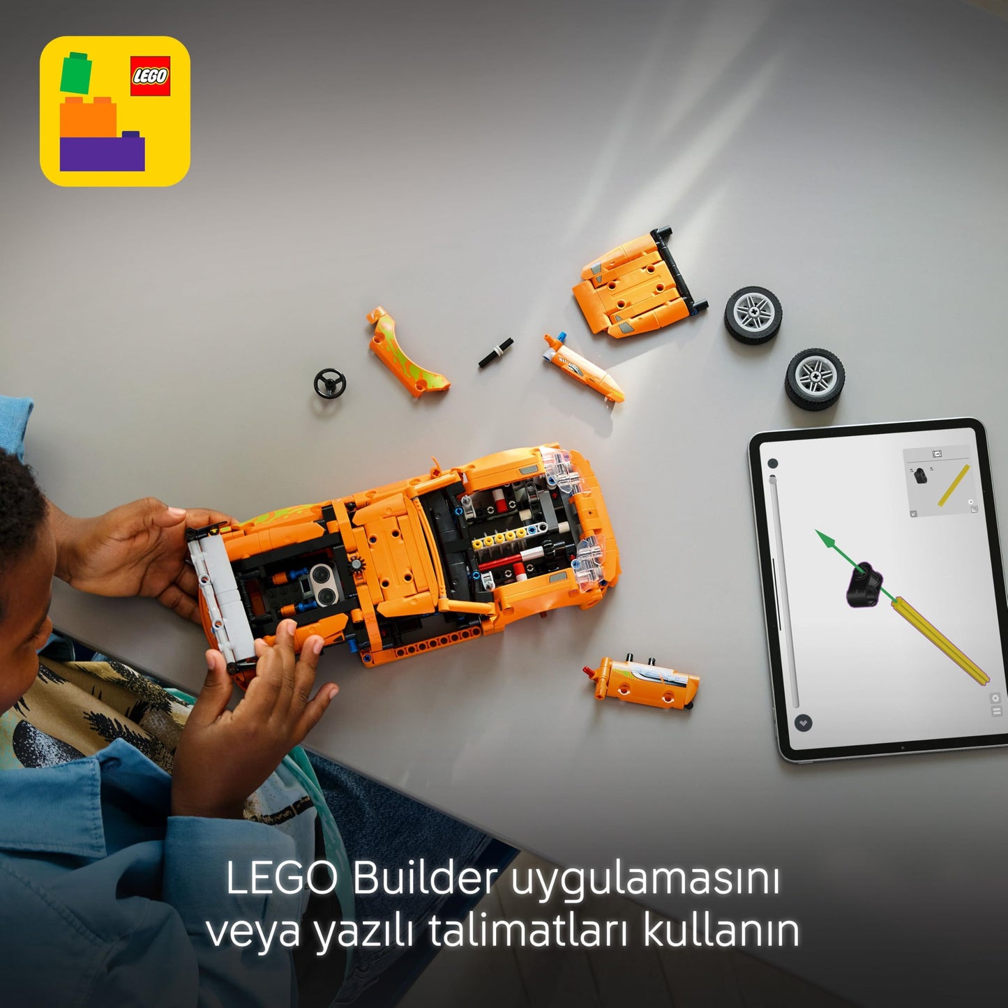 LEGO Technic Fast and Furious Toyota Supra MK4 42204 – 9 Yaş ve Üzeri Çocuklar için 6 Motor ve Açılan Kapılar İçeren Oyuncak Araba Yapım Seti, Çocuklar ve Yetişkinler için Hediye Fikri (810 Parça)