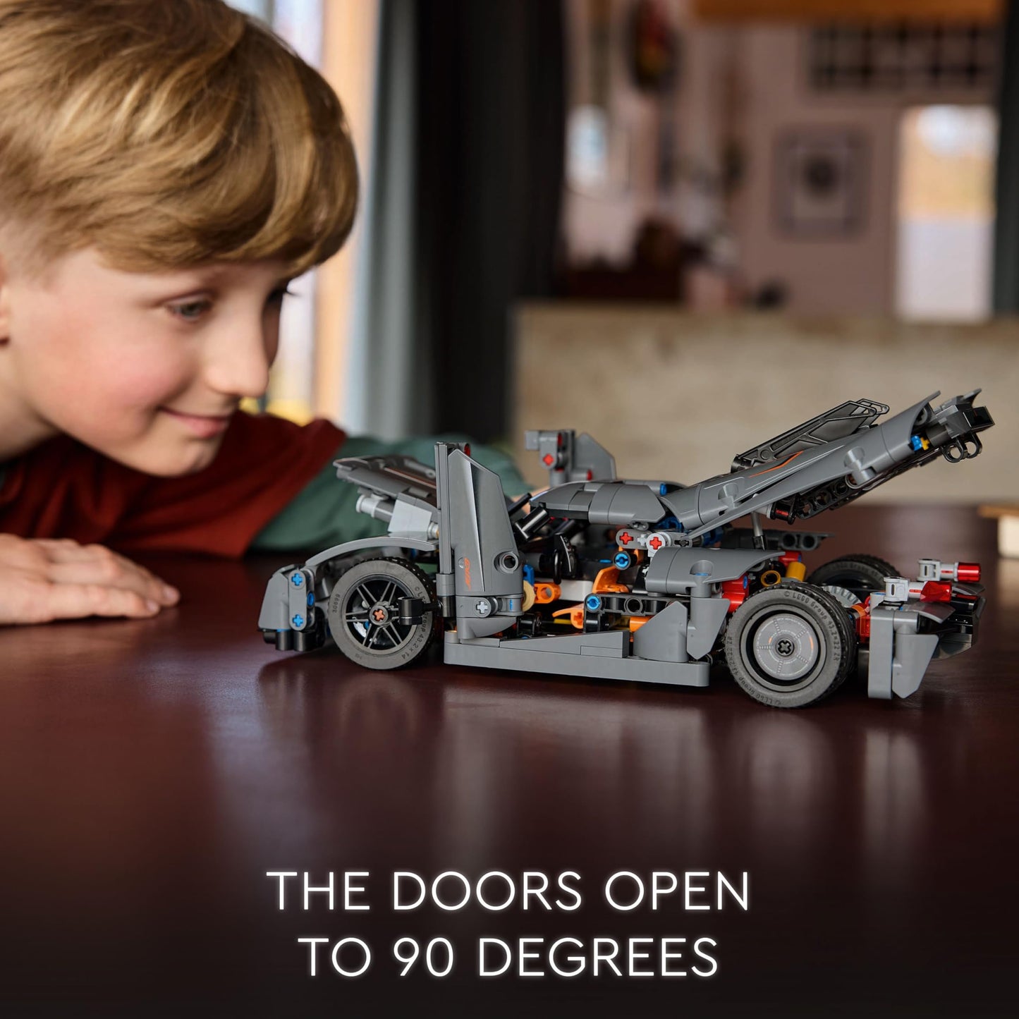 LEGO Technic Koenigsegg Jesko Absolut Gri Hiper Araba 42173 - Çocuklar için Oyuncak Yapım Seti, Doğum Günü Hediyesi Fikri (801 Parça)