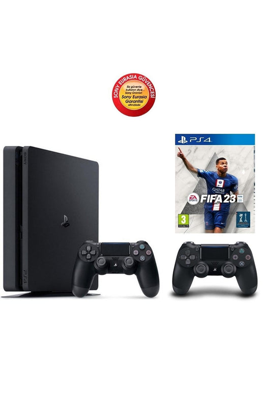 Sony Ps4 4 Slim 1 Tb Konsol + Ps4 Fifa 23+ Ps4 Dualshock Kumanda Eurasia