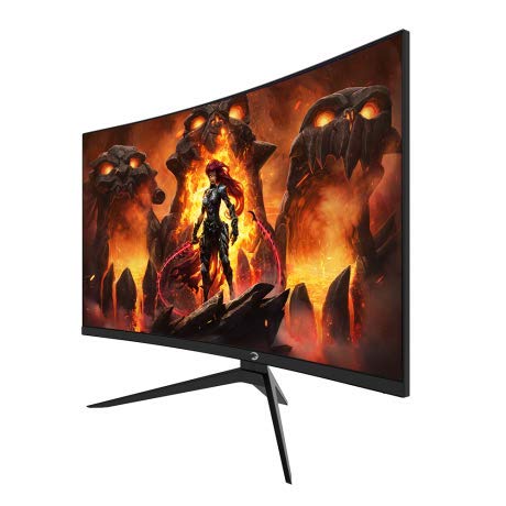 GamePower Intense X60 27'' 1ms 165Hz Curved 2K WQHD 2560 * 1440 RGB Gaming Monitor (Samsung VA Panel) WQHD 2K Resolution