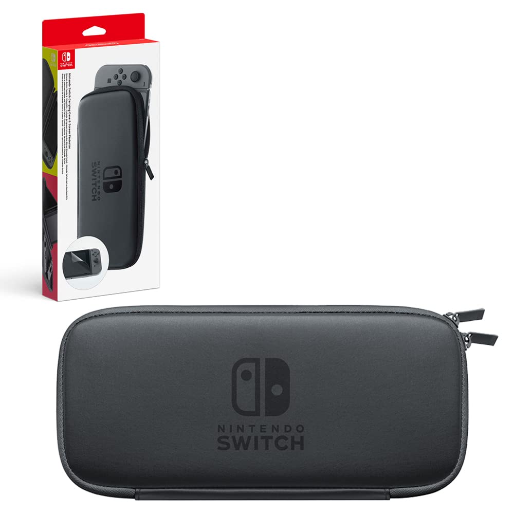 Nintendo Switch Carrying Case And Screen Protector (CDMedia Guaranteed)