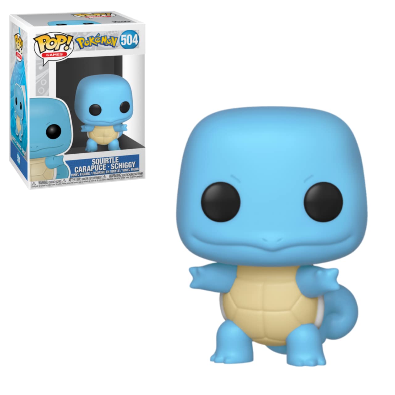 Funko Pop Figure: Games: Pokemon - Squirtle (EMEA)