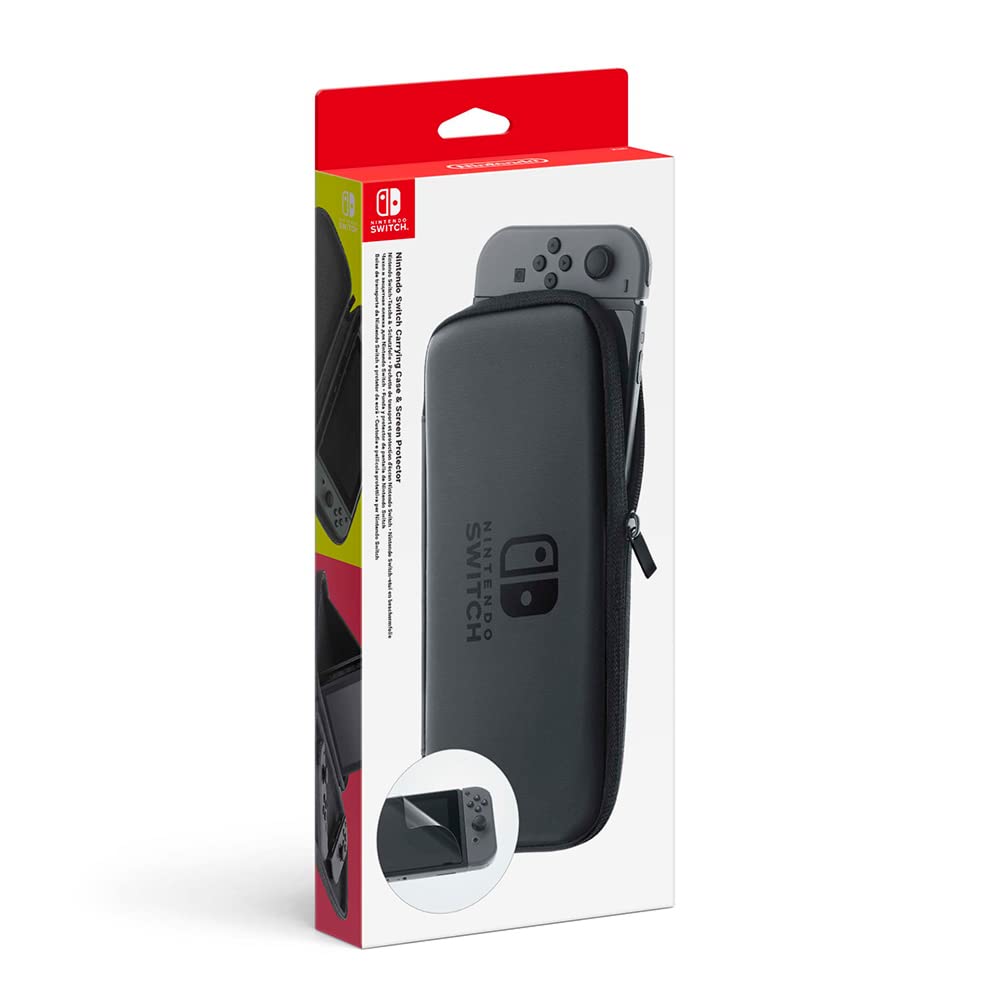 Nintendo Switch Carrying Case And Screen Protector (CDMedia Guaranteed)