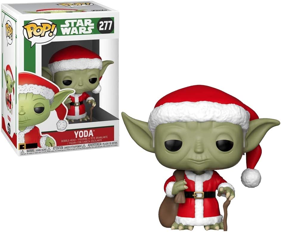 Funko POP Star Wars Holiday Santa Yoda Figure
