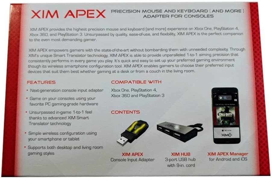 Xim Apex Klavye ve Mouse Bağlayıcı Adaptör Ps5 Ps4 Xbox 2.el