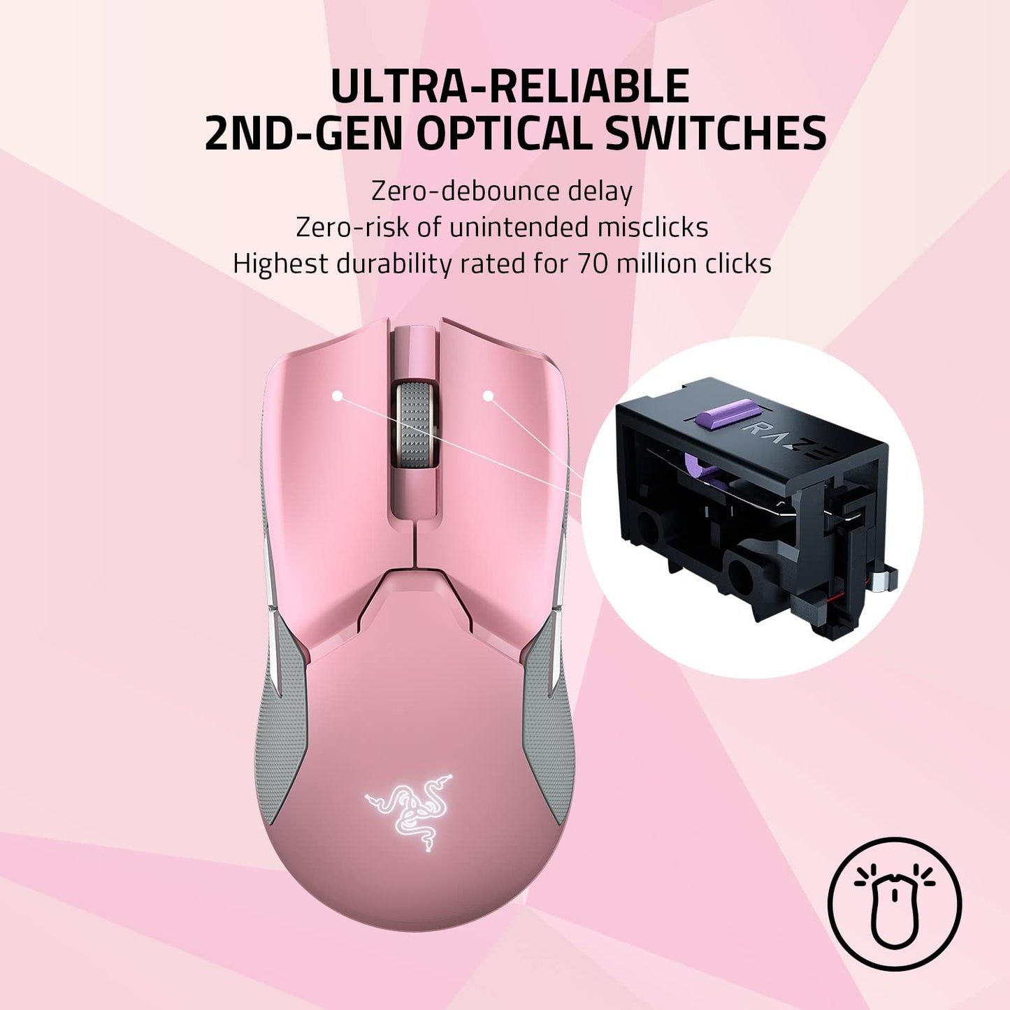 Razer Viper Ultimate & Mouse Dock, Quartz