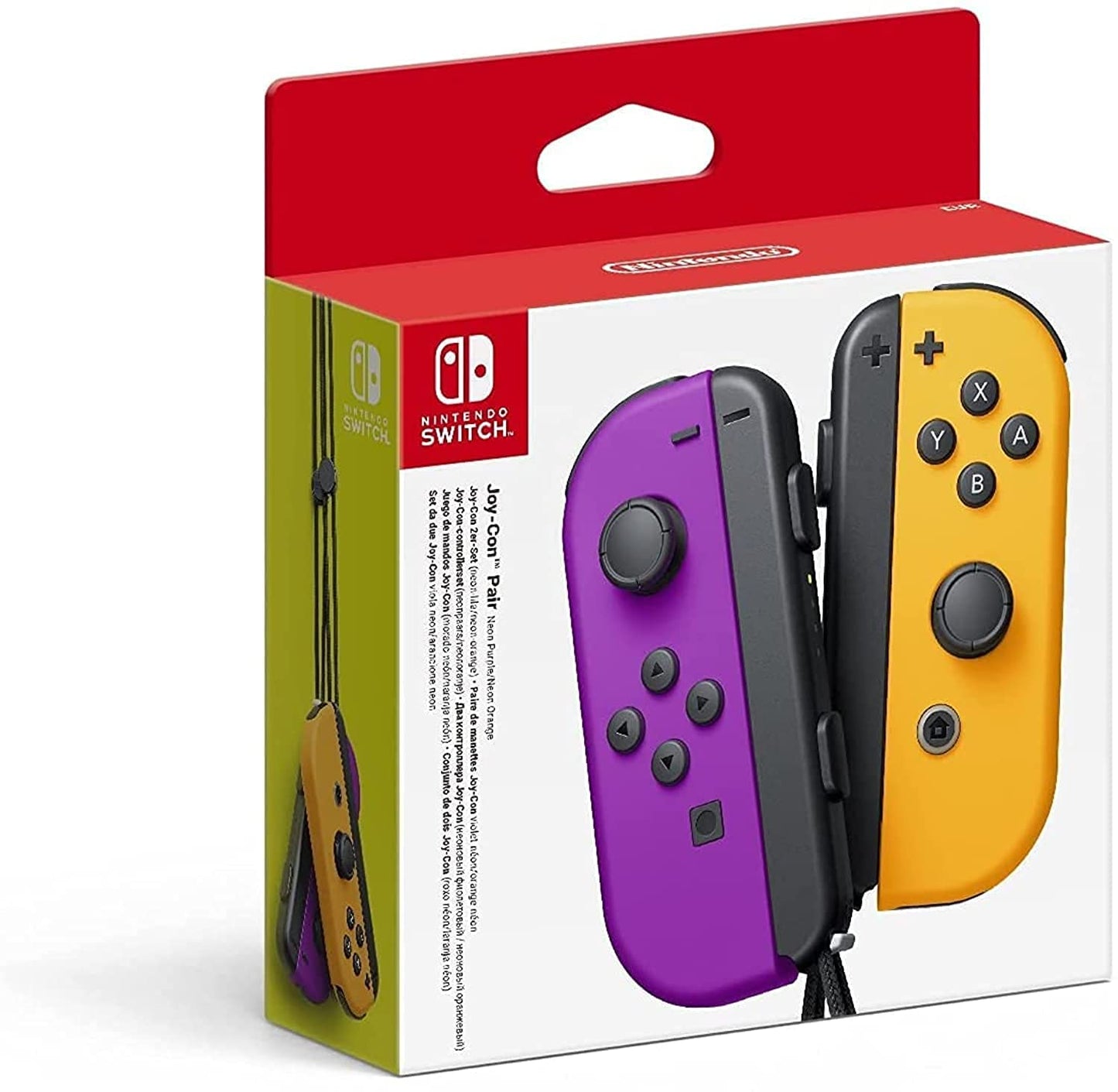 Nintendo-NINTENDO SWITCH JOY-CON PAIR NEON PURPLE/NEON ORANGE