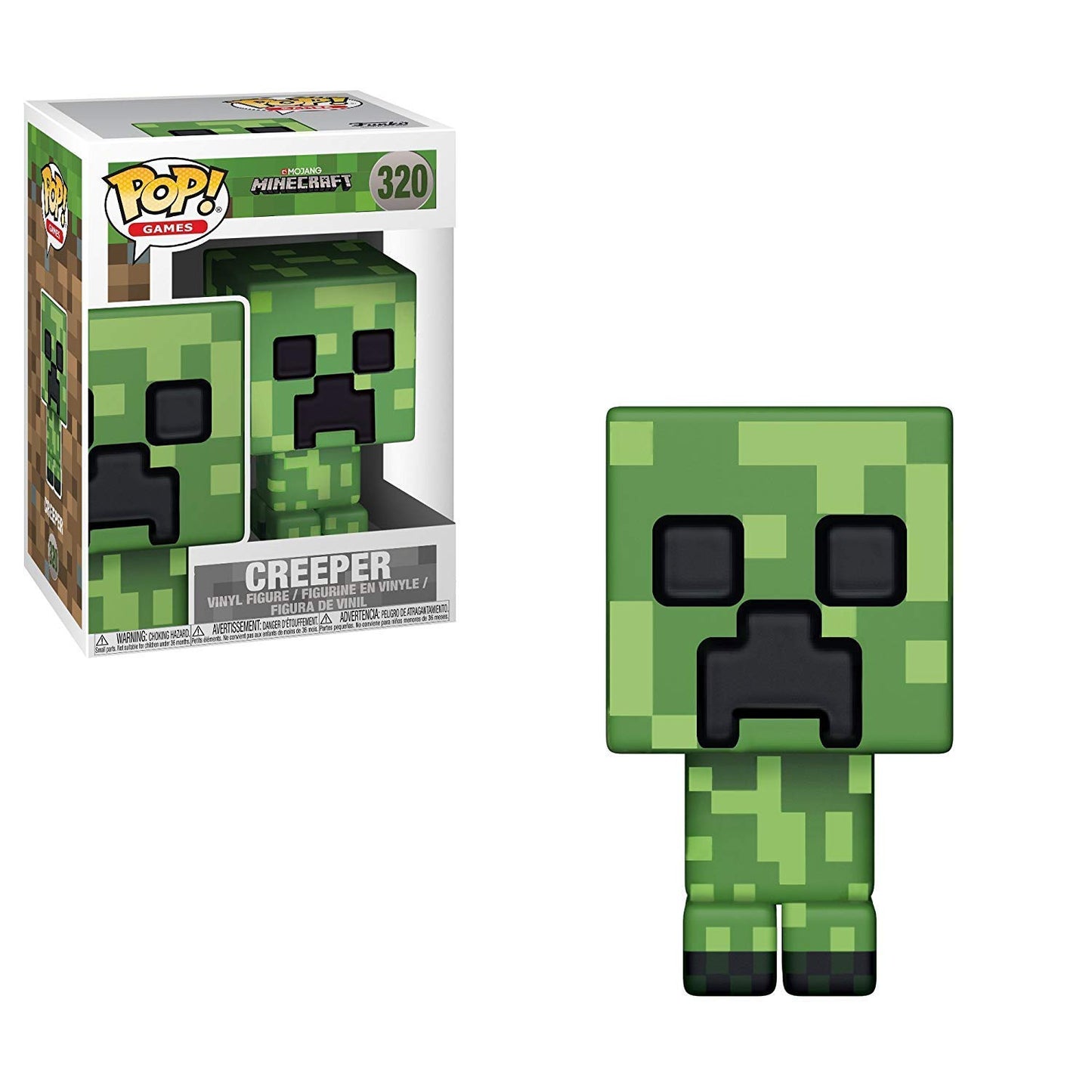 Funko POP! Oyunlar: Minecraft - Creeper Tahsil Şekil, Çok renkli