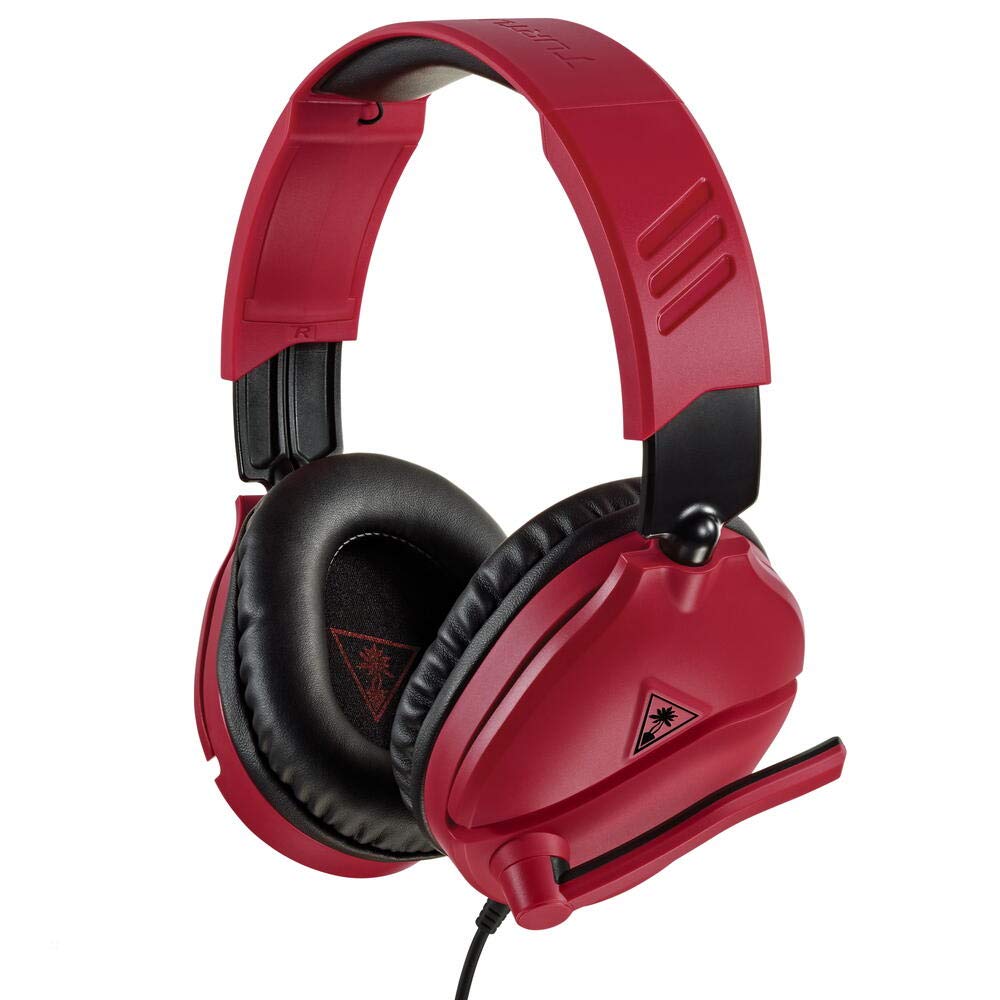 Turtle Beach Recon 70N Midnight Red Gaming Headset for Nintendo Switch, PS4, Xbox One and PC