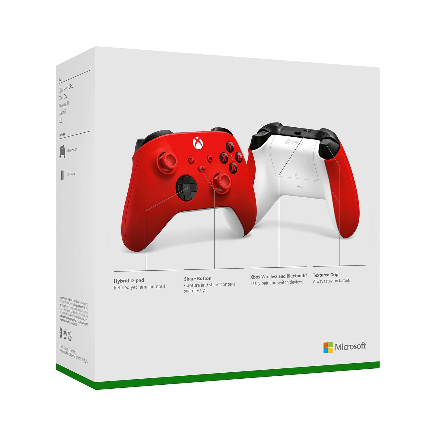 Xbox Kablosuz Oyun Kumandası (Gen9) Kırmızı