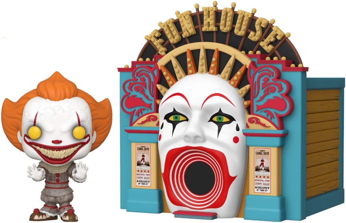 Funko-45.660 POP Şehir: IT 2 - Şeytani Pennywise / Funhouse Bölüm 2 Balon 15 Koleksiyon Oyuncak, çok renkli w