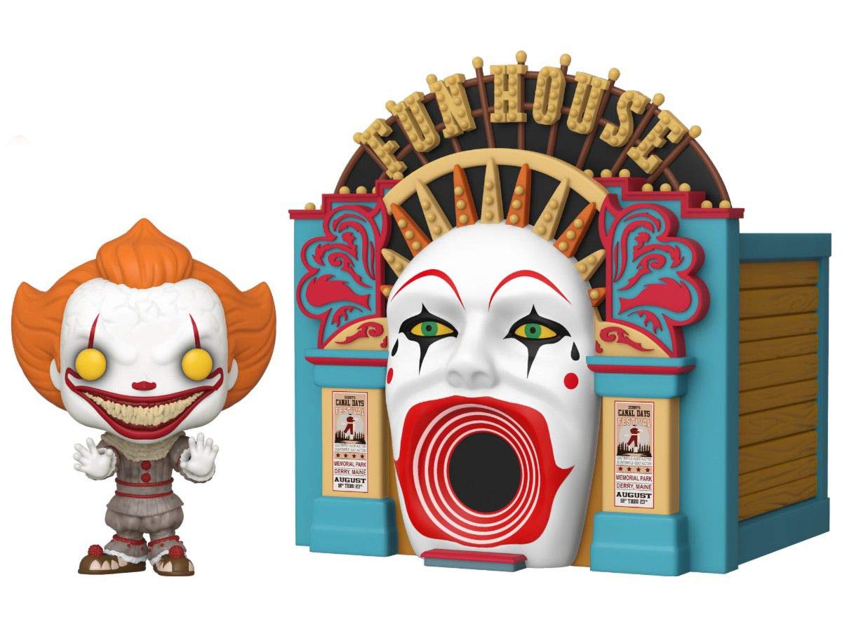 Funko-45.660 POP Şehir: IT 2 - Şeytani Pennywise / Funhouse Bölüm 2 Balon 15 Koleksiyon Oyuncak, çok renkli w