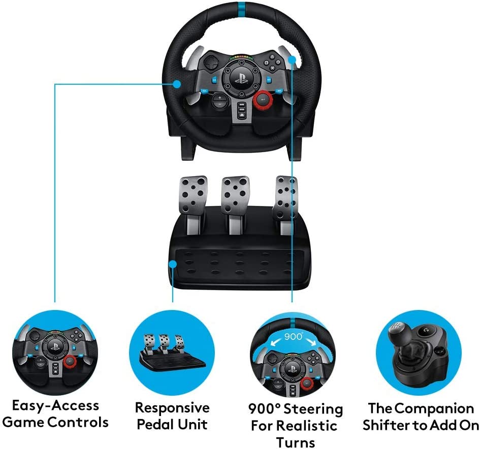 Logitech G29 Driving Force Racing Direksiyon simidi (PS4, PS5 ve PC)