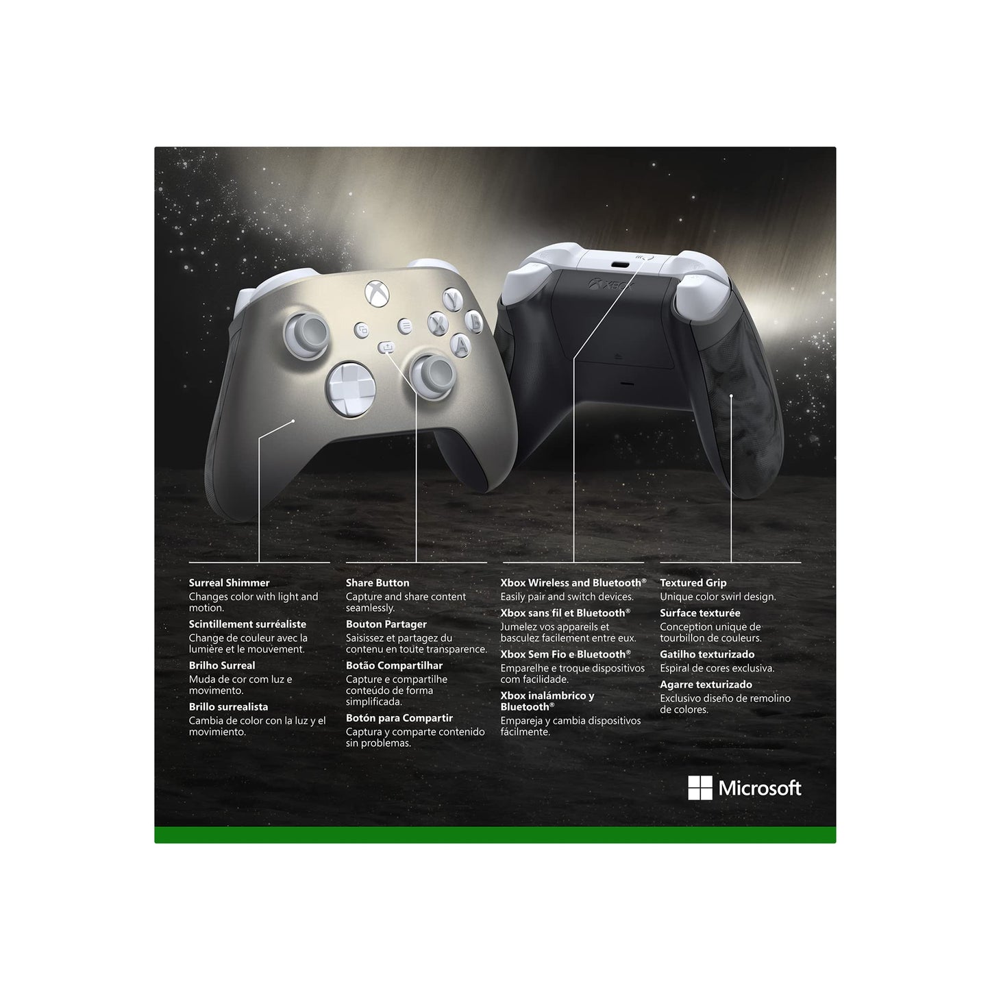 Xbox Wireless Controller – Lunar Shift Special Edition for Xbox Series X|S, Xbox One, and Windows Devices