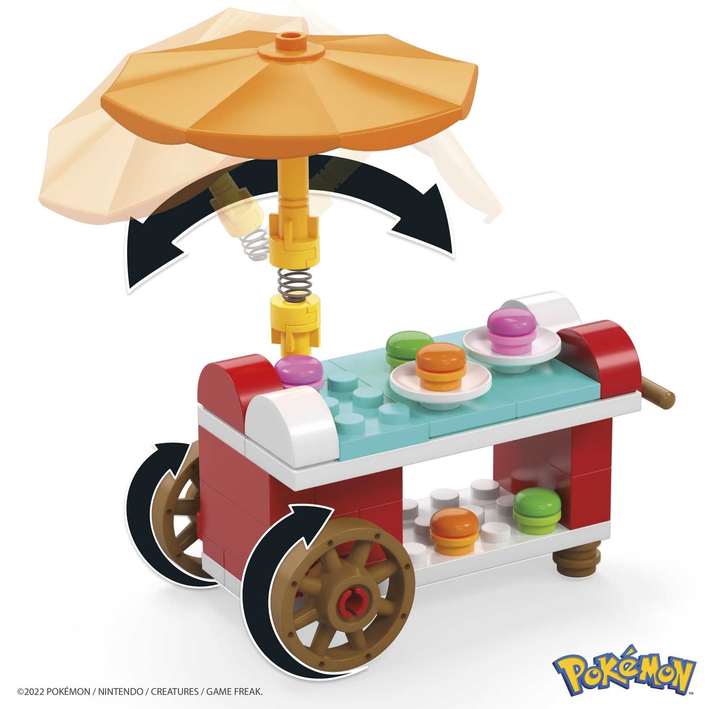 Mega Bloks Pokémon Adventure Builder Piknik yapı seti ile diğer dünyalara bağlanabilen 193 uyumlu yapı bloku ve parça, 7 yaş ve üzeri HDL80