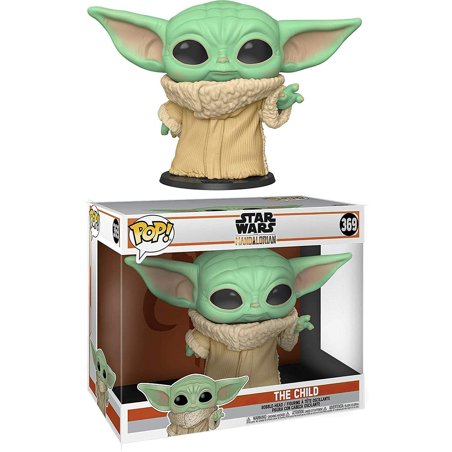 Funko 49757 POP Deluxe Figür - Star Wars: Mandalorian- 10" The Child, Karışık