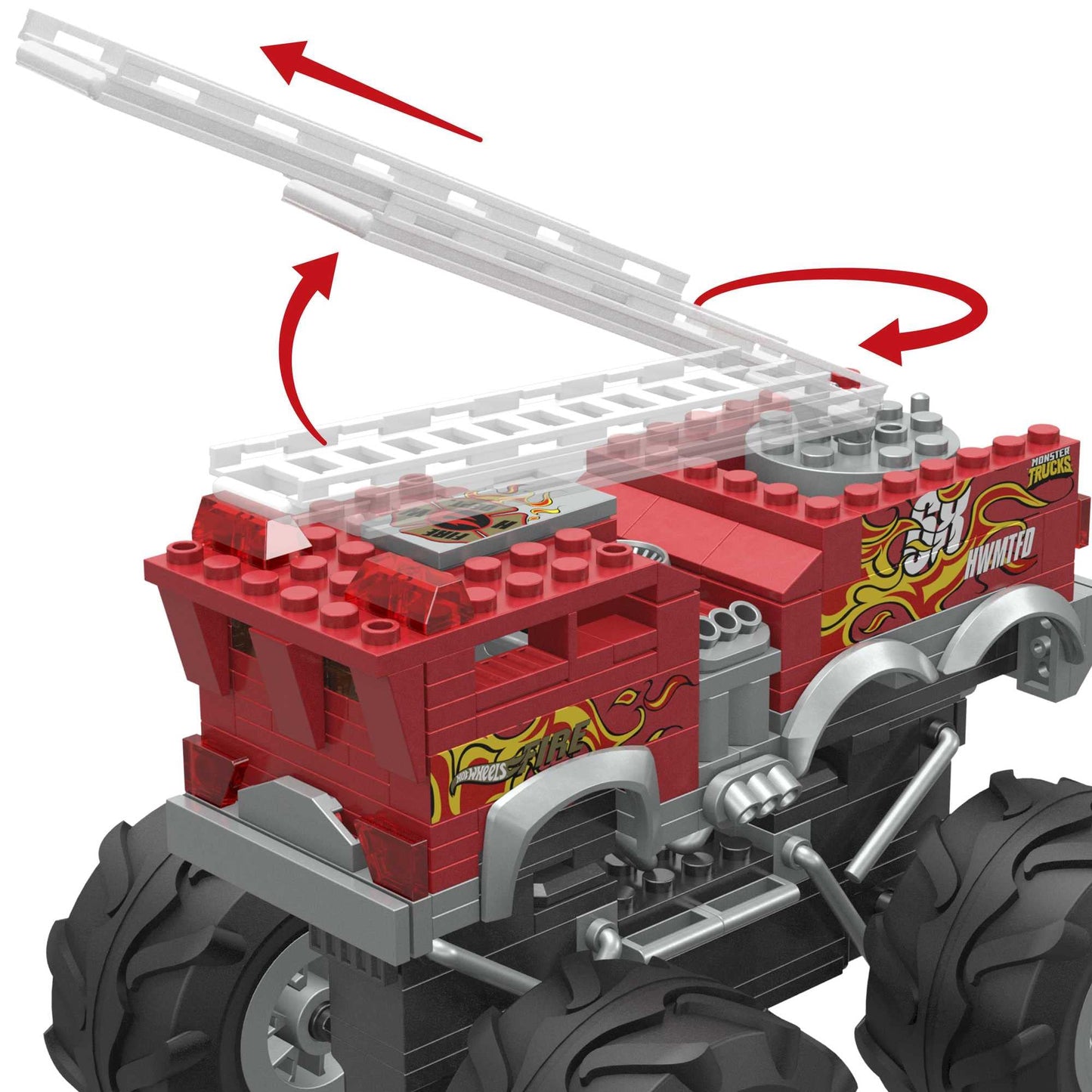Mega Bloks Hot Wheels® HW 5-Alarm™ Monster Truck İtfaiye Aracı