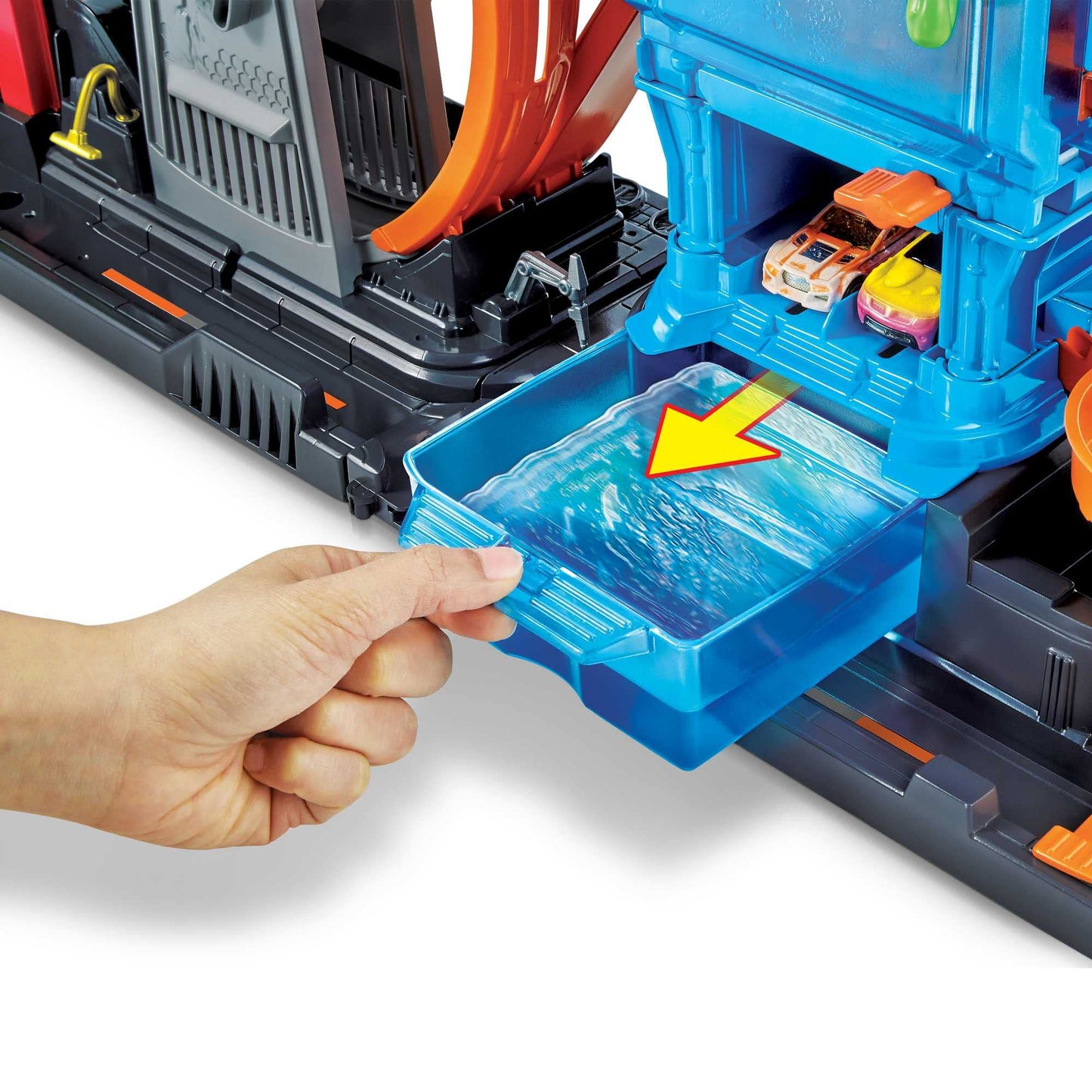 Hot Wheels Dev Ahtapot ile Araba Yıkama Oyun Seti, 4 yaş ve üzeri, GTT96