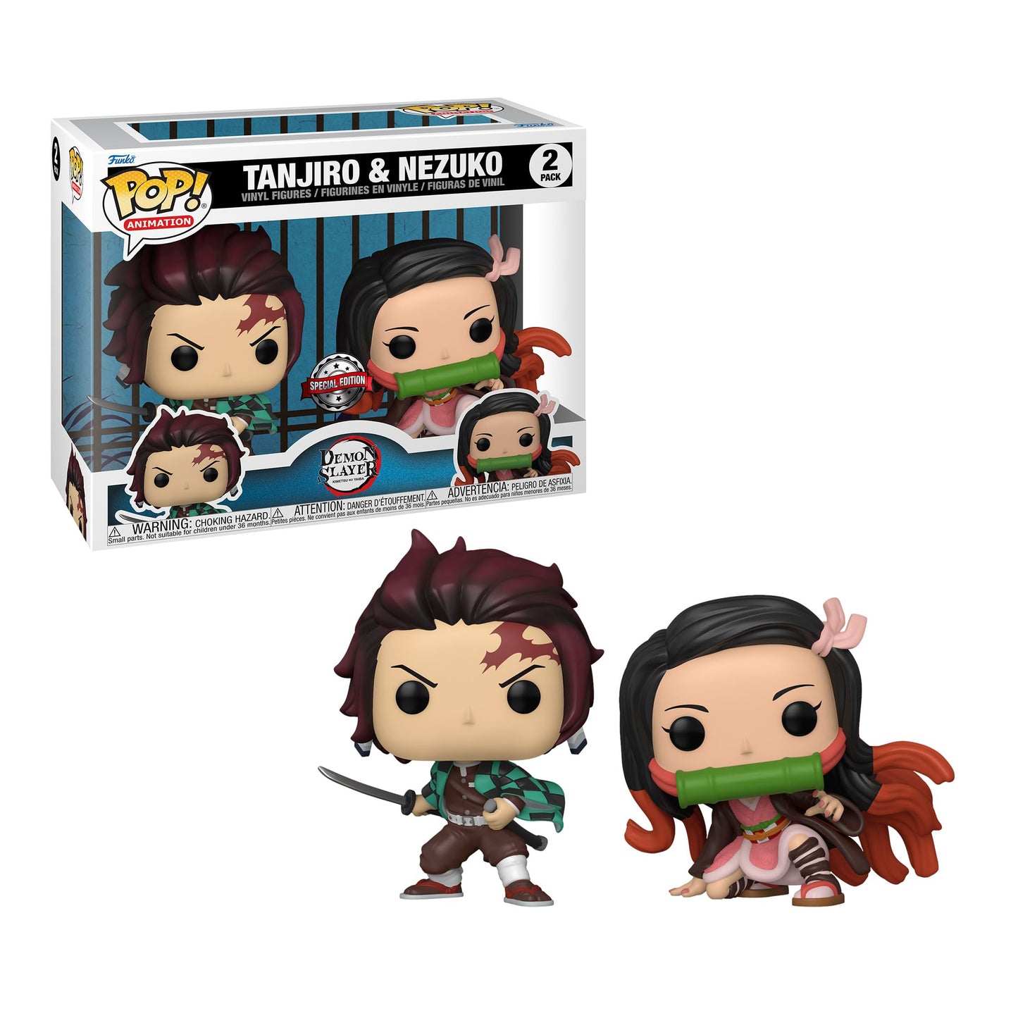 Funko Pop Demon Slayer Tanjiro & Nezuko Special Edition