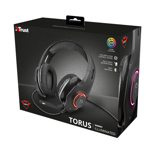 Trust 23138 GXT 455 Torus RGB Kablolu Oyun Kulaklığı