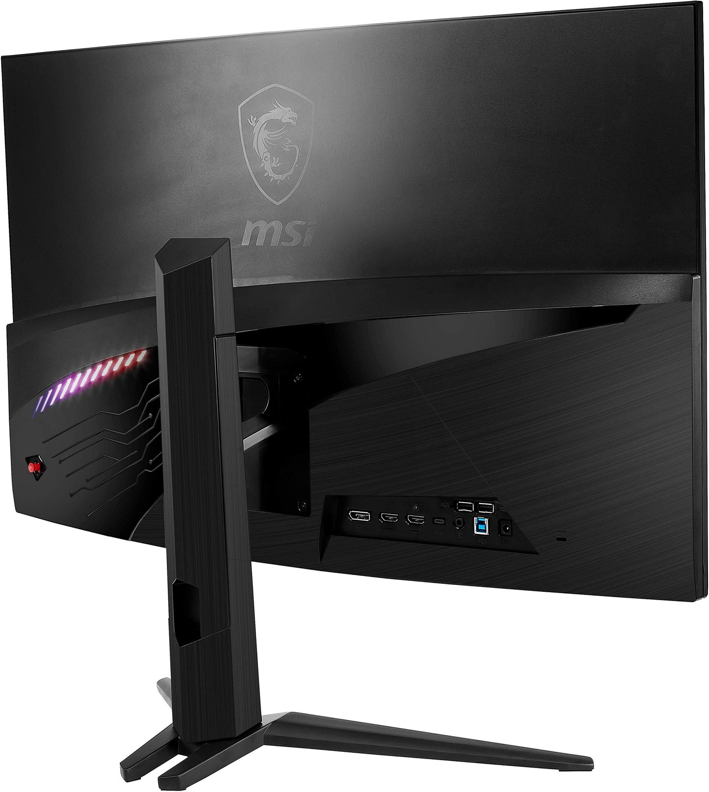 MSI 31.5" OPTIX MAG322CQR Gaming Monitor, Curved, WQHD, VA, 165HZ, 1MS, RGB, HDMI+DP+TYPEC, Black