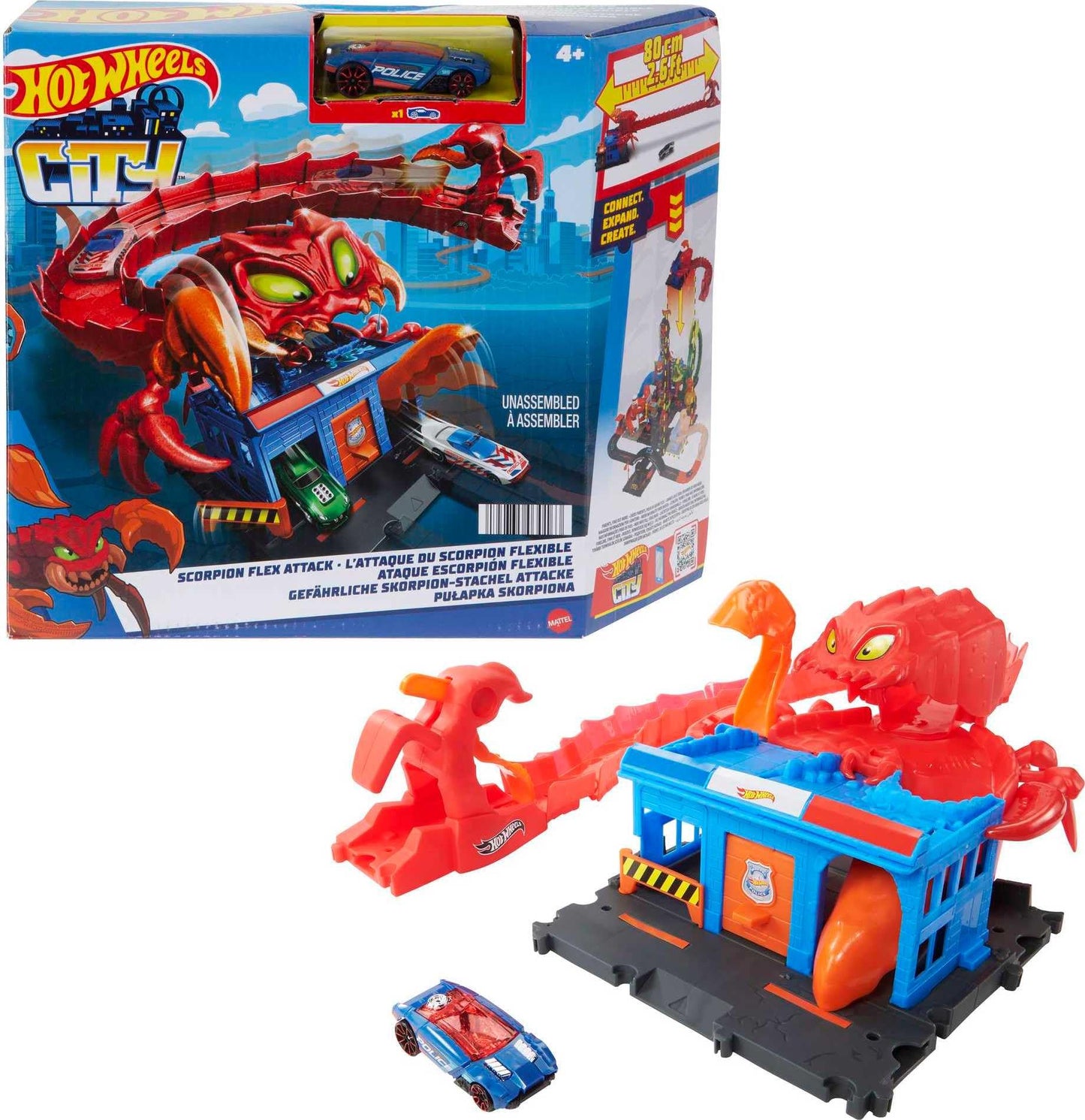 Hot Wheels Düşman Yaratıklar Oyun Seti Haraketli Akrep Saldırısı