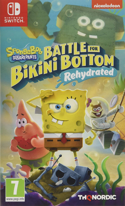 SpongeBob Squarepants Battle For Bikini Bottom Rehydrated Nintendo Switch