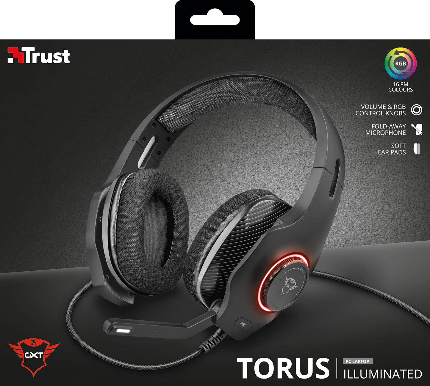 Trust 23138 GXT 455 Torus RGB Kablolu Oyun Kulaklığı