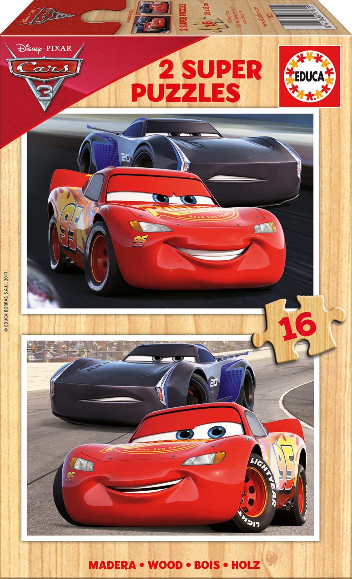 Educa Borrás – 17172.0 – 2 x 16 Cars 3