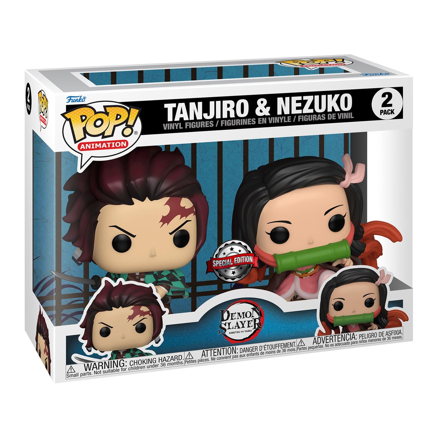 Funko Pop Demon Slayer Tanjiro & Nezuko Special Edition