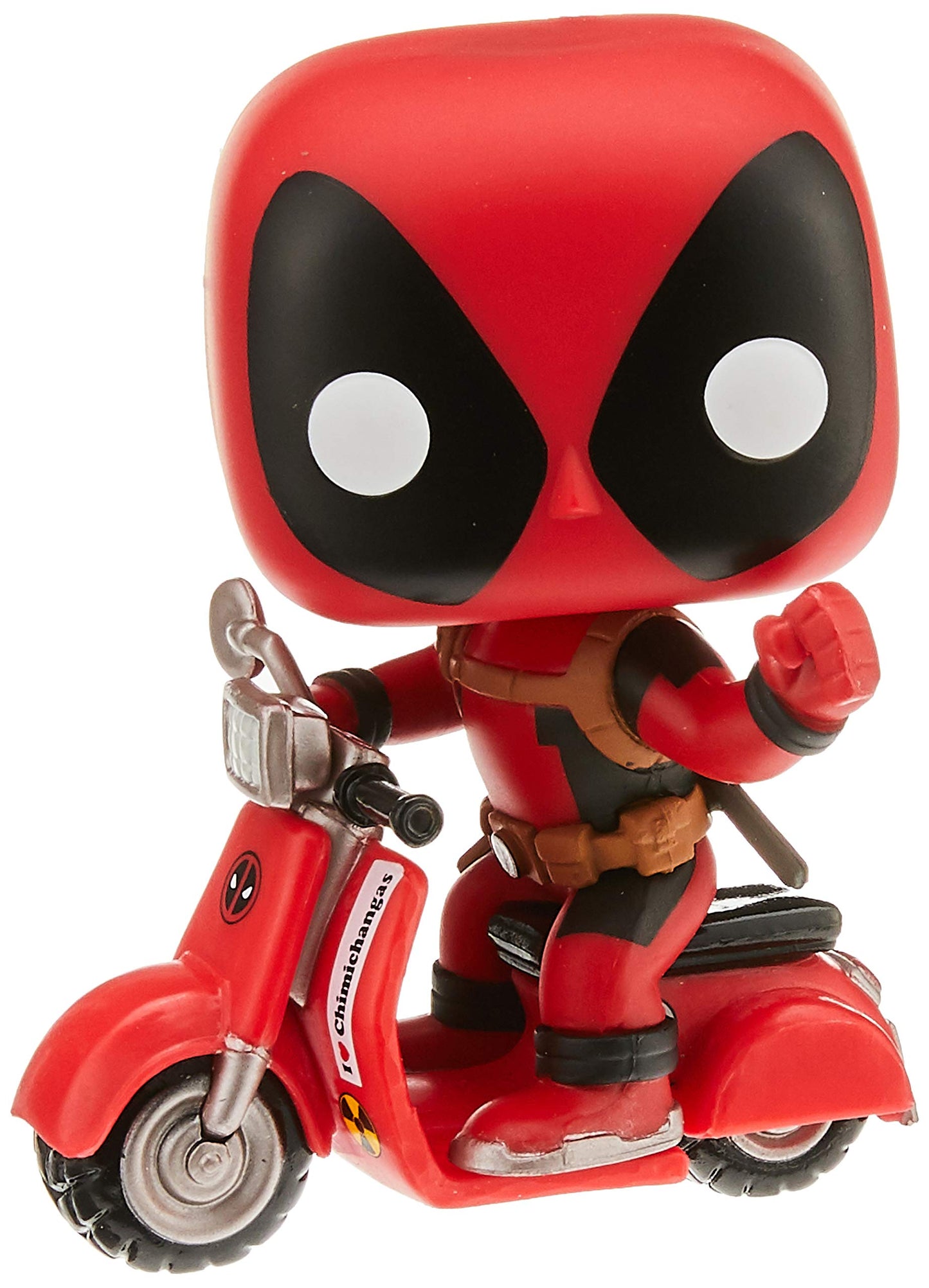 Funko Pop! Ride Marvel: Deadpool & Scooter Tahsil Şekil, Çok renkli"
