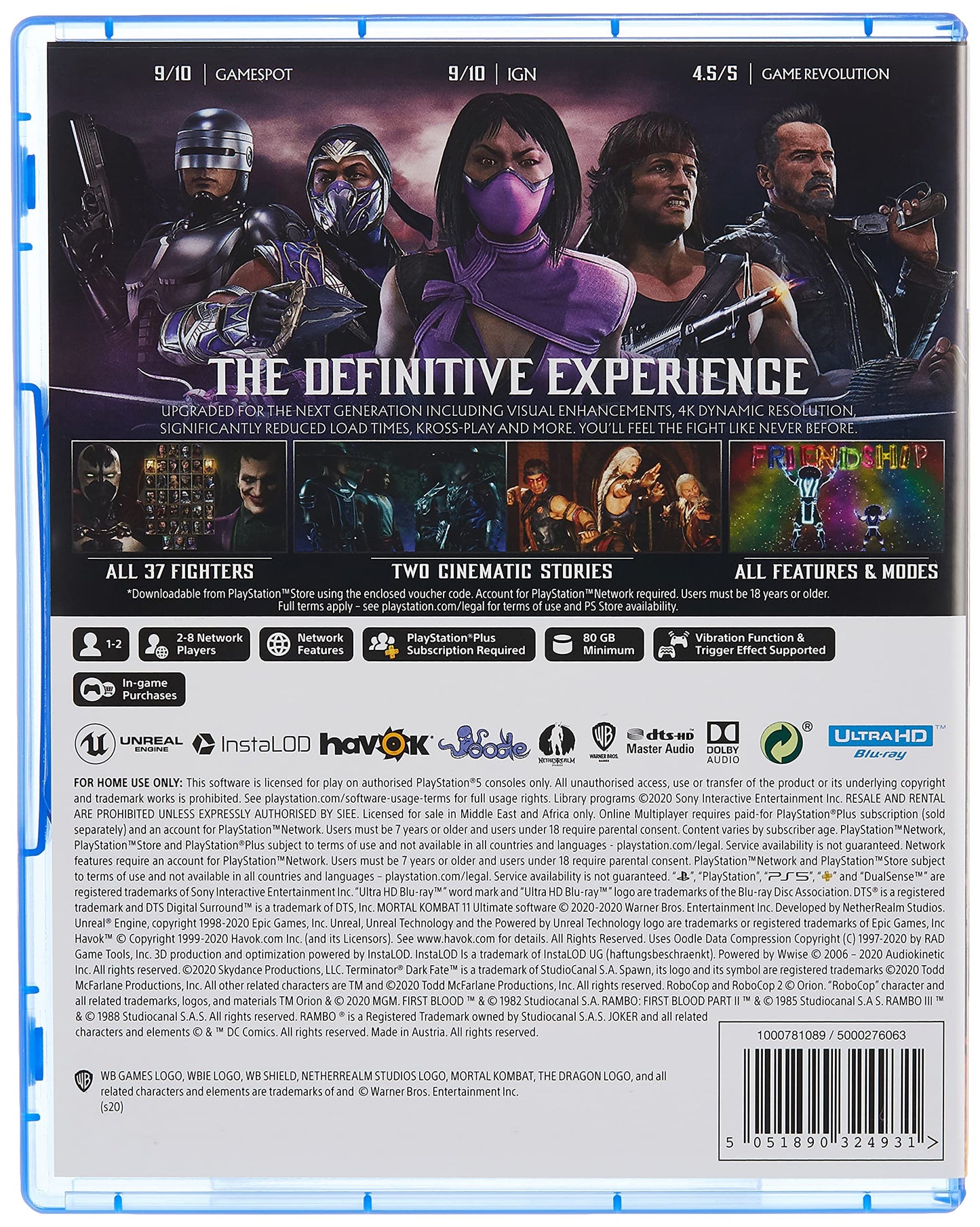 MORTAL KOMBAT 11 ULTIMATE PS5 GAME