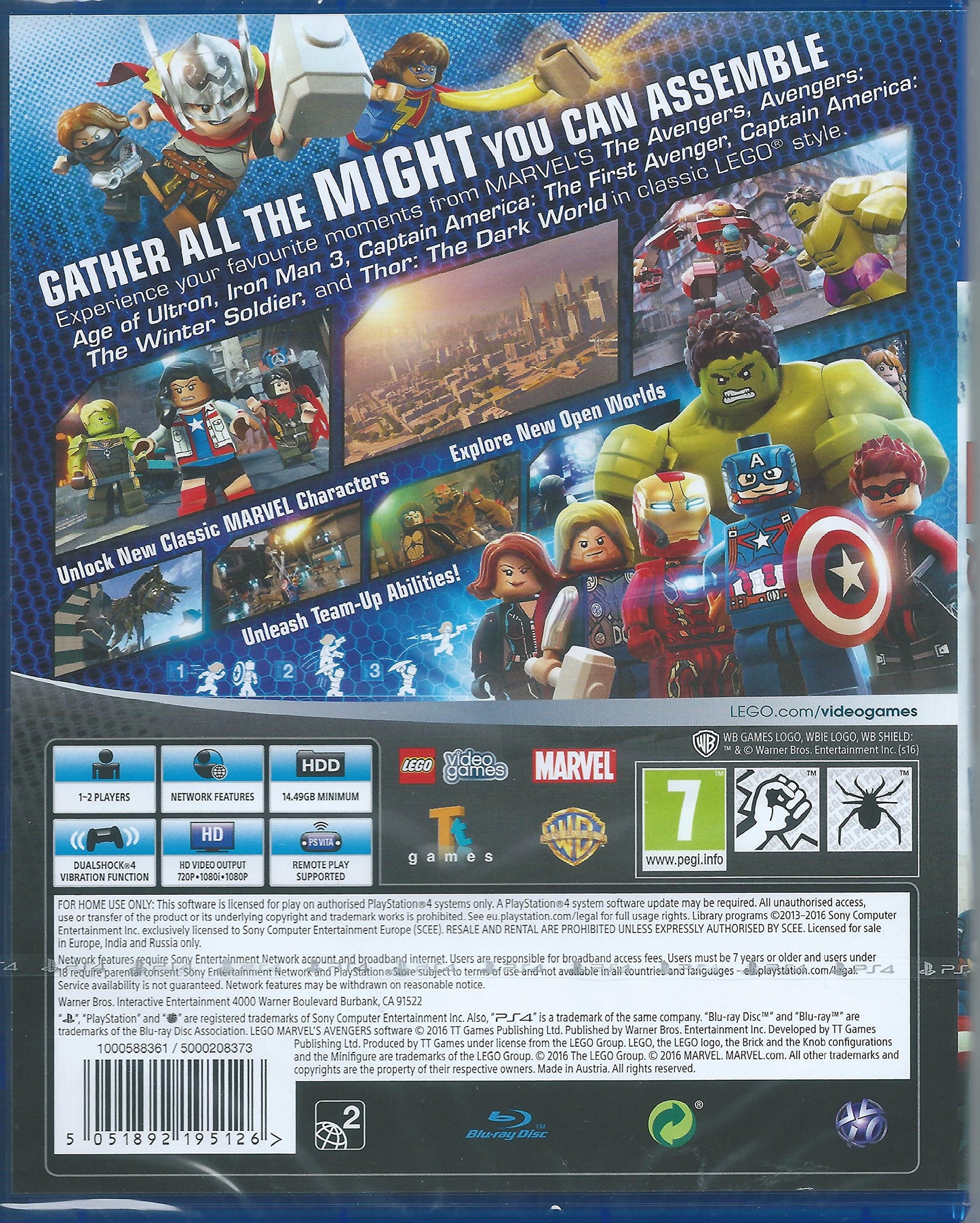 LEGO MARVEL'S AVENGERS PS4