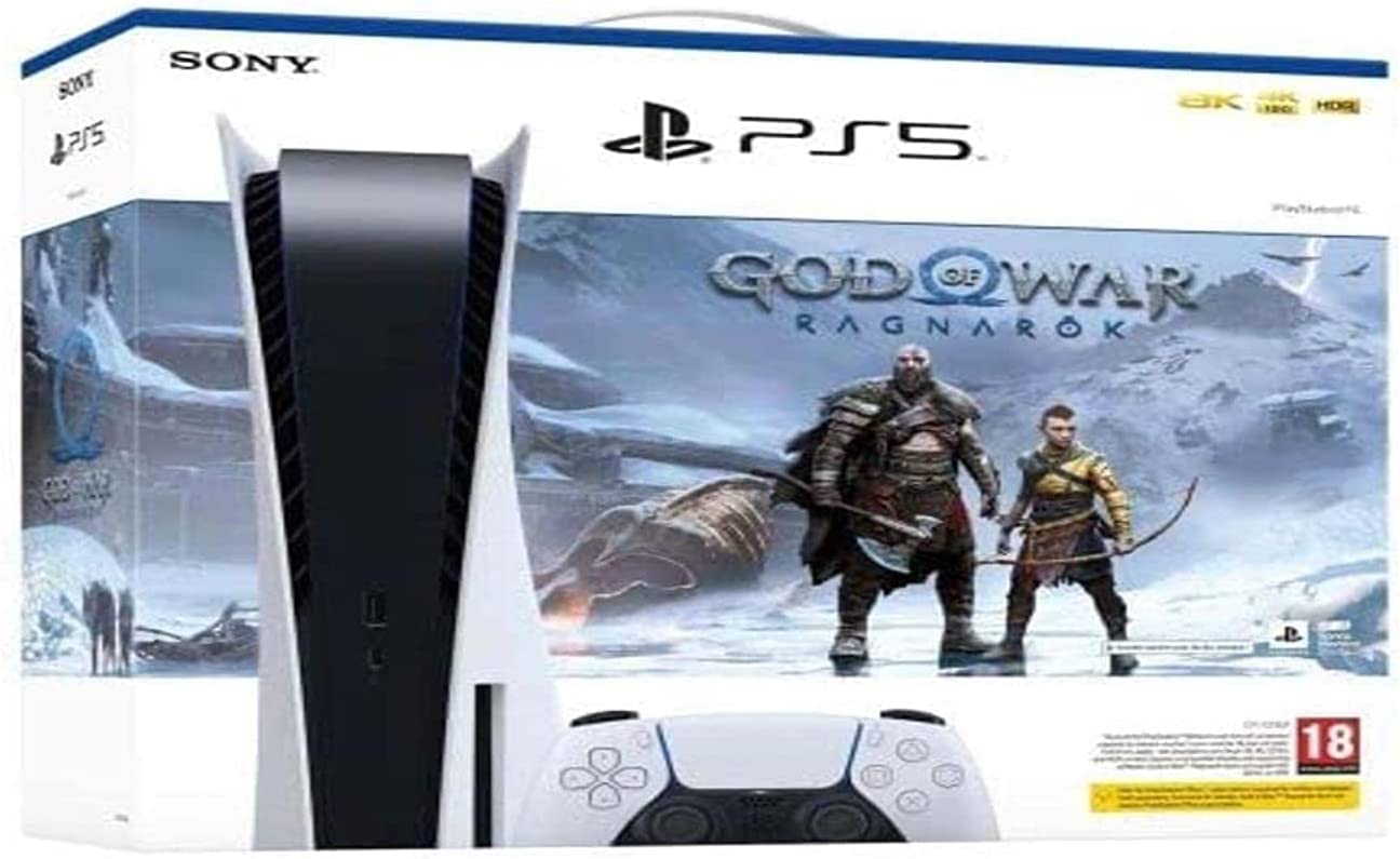 Sony PS5 with Blu-Ray Disc Edition 825 GB with God of War Ragnarok