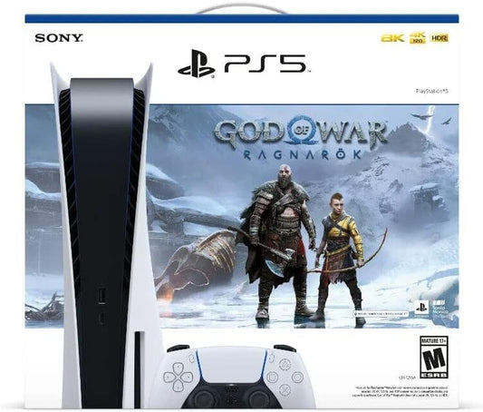 Sony PS5 with Blu-Ray Disc Edition 825 GB with God of War Ragnarok