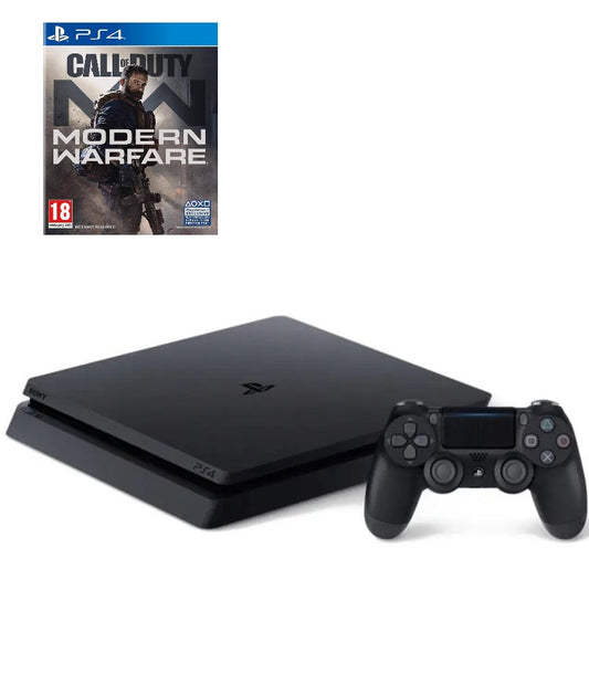 Playstation 4 Slim 500gb Konsol Ve Call Of Duty Modern Warfare 2 teşhir ürünü