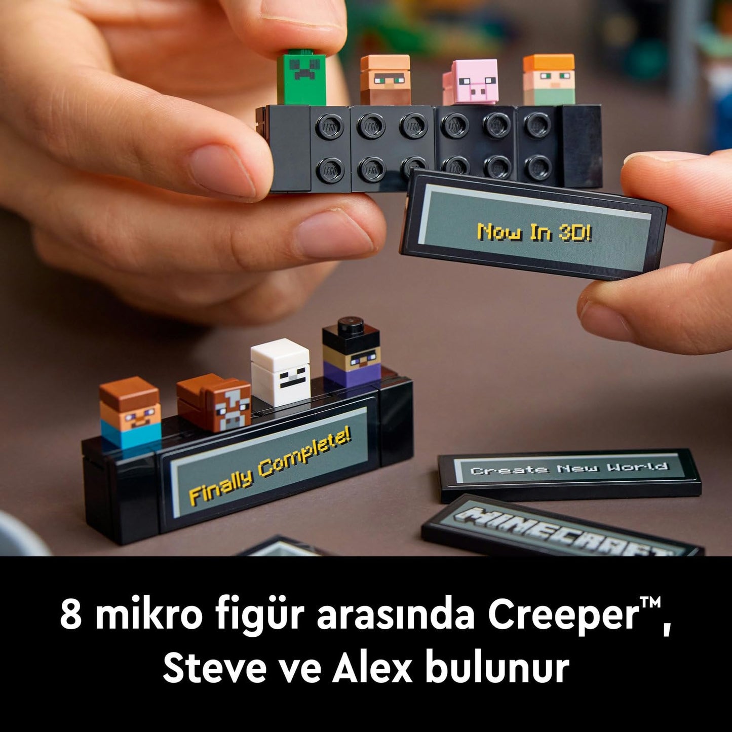 LEGO Minecraft Eşya Yapma Masası 21265 - Yetişkinler için Koleksiyonluk Yaratıcı Model Yapım Seti (1195 Parça)