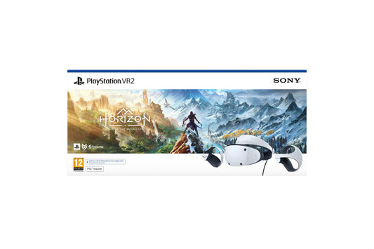 Sony, Pack PlayStation®VR2 Horizon Call of the Mountain™, Casque VR + Manette PS VR2 Sense, Casque de Réalité Virtuelle pour PS5, Compatible avec Console PlayStation 5, Couleur : Noir et Blanc