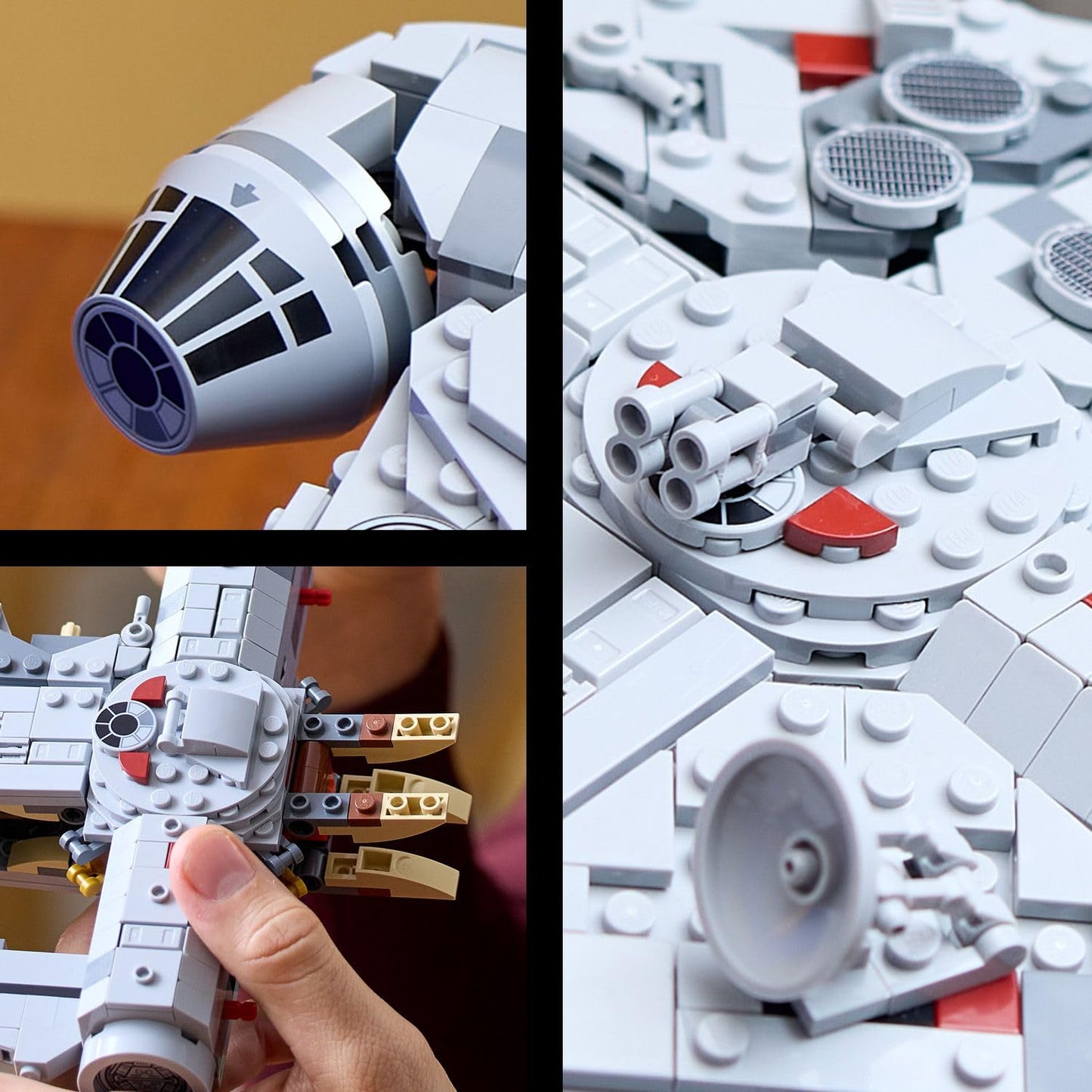 LEGO Star Wars Millennium Falcon 75375 - Star Wars Seven Yetişkinler için İnşa Edilebilen Koleksiyonluk Yaratıcı Starship Modeli Yapım Seti (921 Parça)