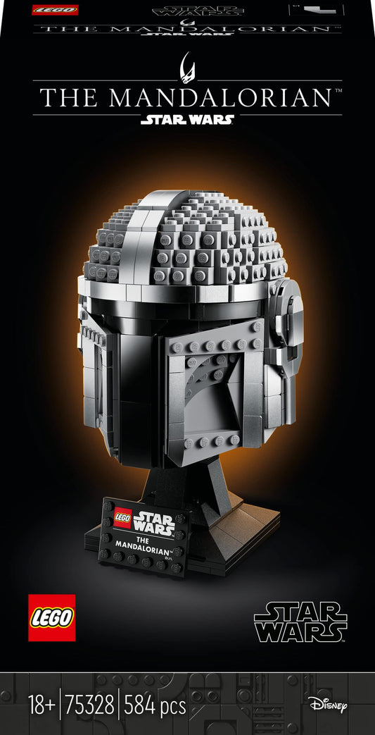 LEGO® Star Wars™ Mandalorian™ Kaskı 75328 - Yetişkinler için Koleksiyonluk Sergileme Modeli Yapım Seti (584 Parça)